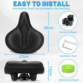 Sillín Gel Bici Ergonómico Acolchado