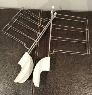 Tostapane Bianco 750W con Pinze per Toast / Pane