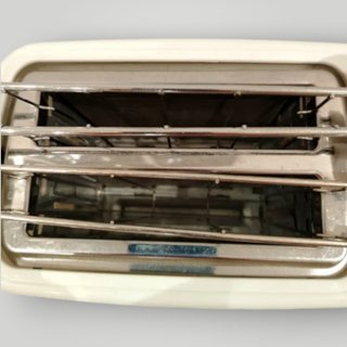 Tostapane Bianco 750W con Pinze per Toast