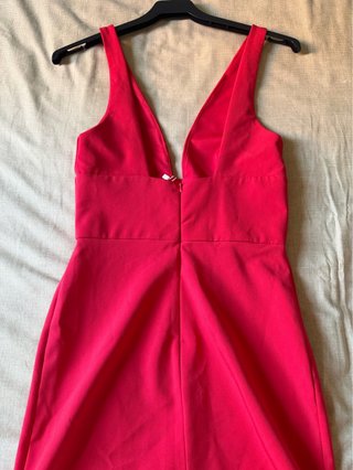 Vestido corto fiesta con cordones