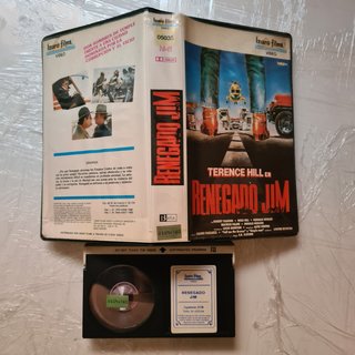 Betamax Renegado Jim Terence Hill Película VHS
