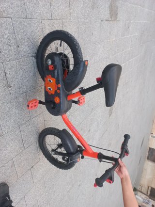 Bici infantil naranja