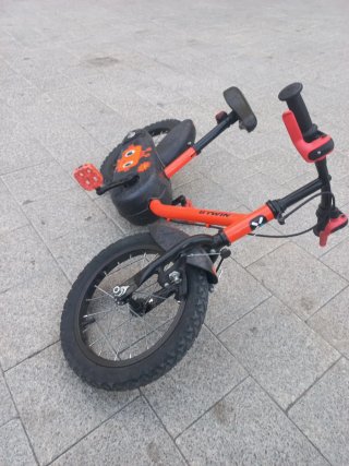 Bici infantil naranja