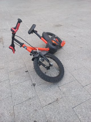 Bici infantil naranja