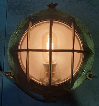 Farol Bronce Original Restaurado