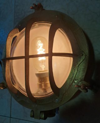Farol Bronce Original Restaurado