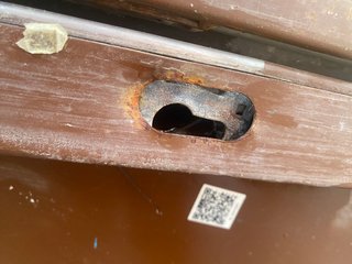 Puerta blindada okupa