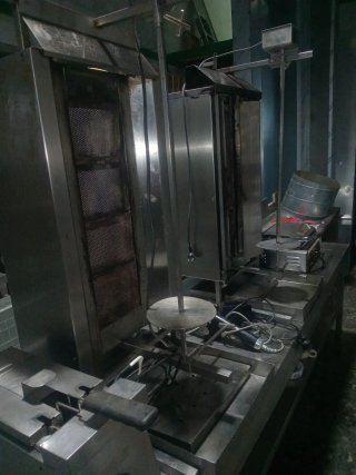 Lote Maquinas Kebab Acero Inoxidable