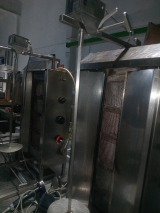 Lote Maquinas Kebab Acero Inoxidable