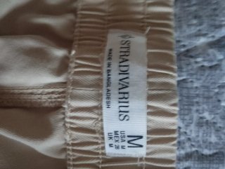 Pantalones tobilleros beige