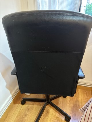Silla de escritorio negra ikea