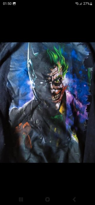 Felpa Batman Joker Taglia S