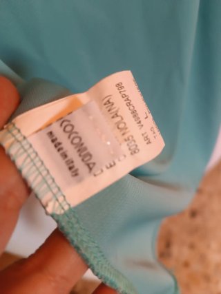 Abitino Coconuda turchese con strass Tg L