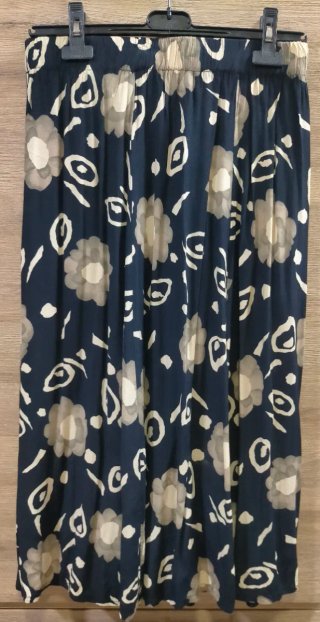 Falda larga estampada floral