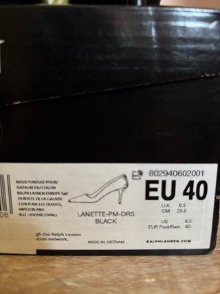 Zapatos de tacón Ralph Lauren Lanette negros