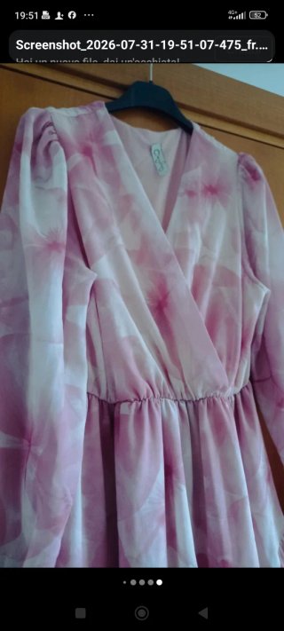 Abito elegante rosa