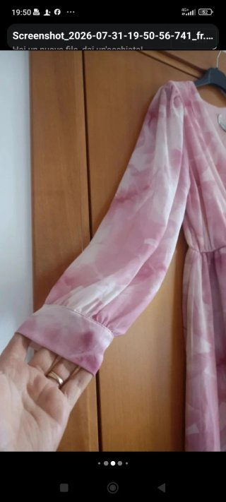 Abito elegante rosa