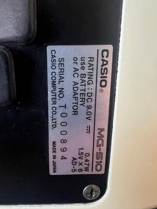 Casio MG 510 Guitarra MIDI