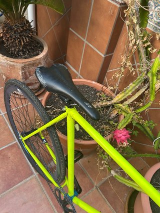Bicicleta Fixie Amarilla - Hecha a Medida
