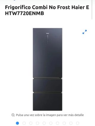 Frigorífico Haier Combi No Frost HTW7720ENMB