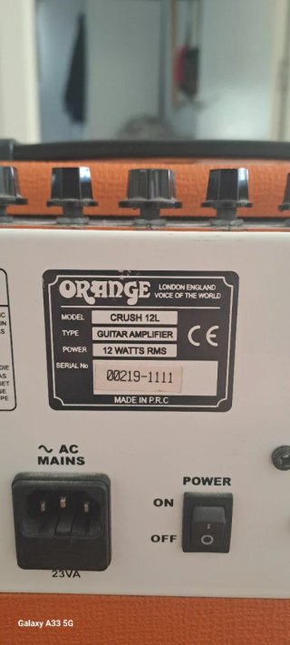 Orange Crush Pix 12L Amplificador Guitarra