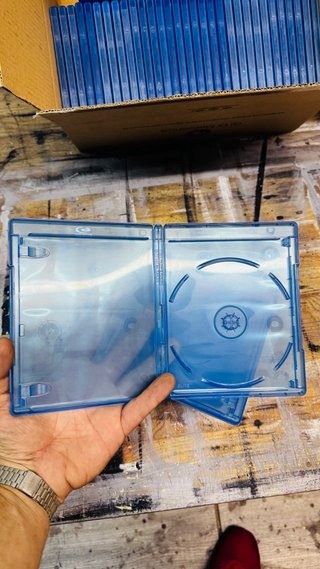 Lotto 10 Custodie Blu-ray Singole Blu Nuove