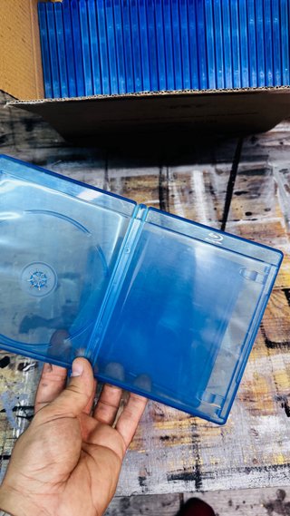 Lotto 10 Custodie Blu-ray Singole Blu Nuove