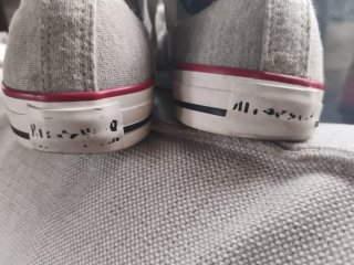 Converse All Star Altas, Tela Sudadera Gris 39