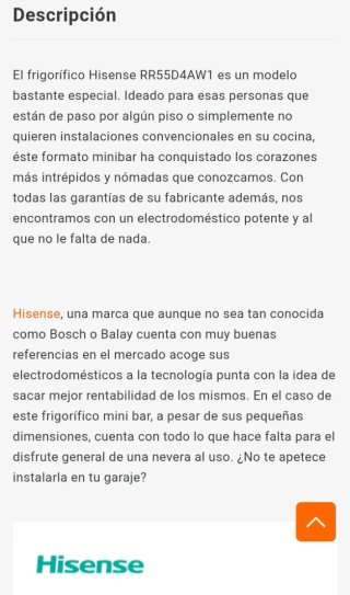 Frigorífico/Nevera Compacta