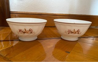 2 Bolos de Porcelana con Flores