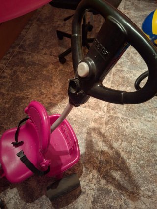 Triciclo rosa para bebé