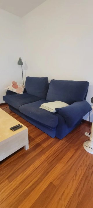 Sofá cama 3-4 plazas azul