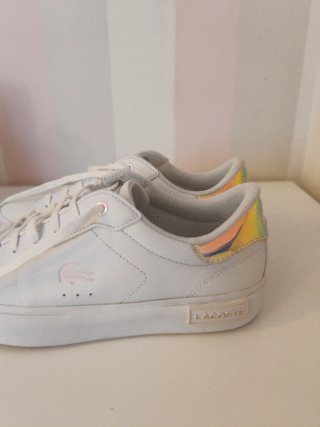 Zapatillas Lacoste Niña Talla 35 Blancas