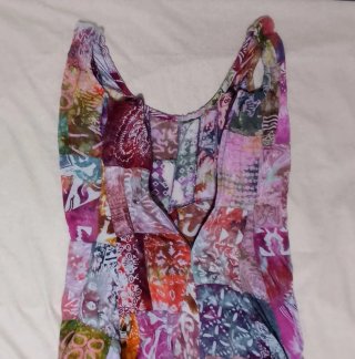 Vestido Patchwork Boho Batik Talla M