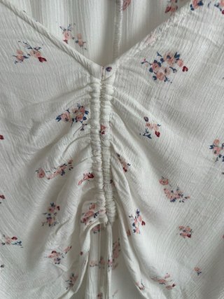 Blusa bohemia flores Crop top floral Clockhouse S
