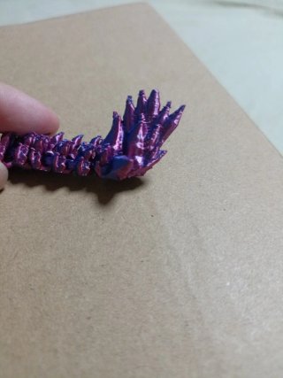 Dragón Prisma Alado 3D