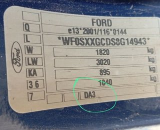 428444 airbag ford focus turnier (cb4) business