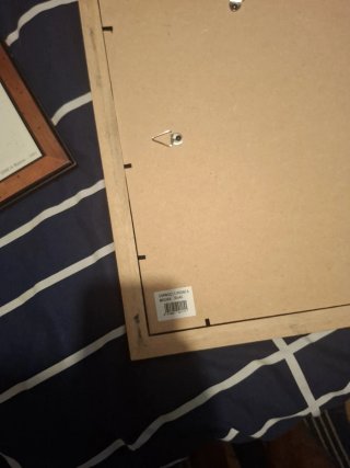 Quadro auto da corsa blu