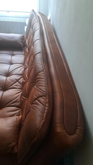 Sofá Cama Chester Marrón 3 Plazas
