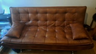 Sofá Cama Chester Marrón 3 Plazas