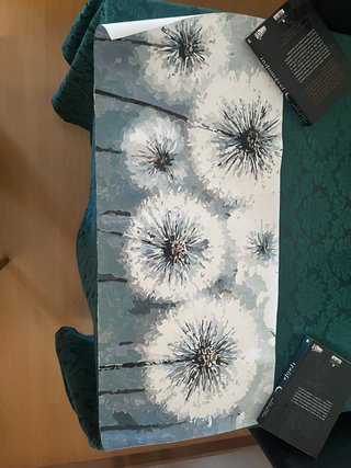 Quadro em acrílico Dente-de-leão