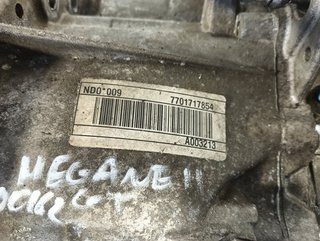 CAJA CAMBIOS RENAULT MEGANE II BERLINA 5P F4R37 7