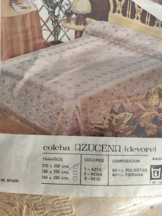 Colcha Azucena 210x250cm