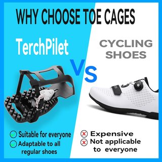 Jaula para Clips de Pies Bicicleta Estática