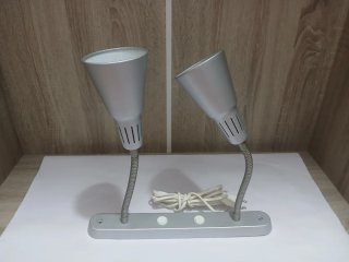 Lampada da Parete Doppia IKEA Kvart Argento 640513926