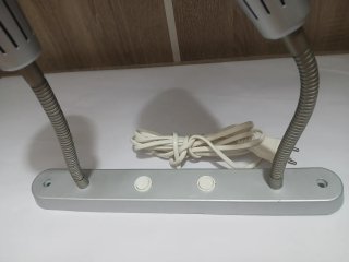 Lampada da Parete Doppia IKEA Kvart Argento 640513926