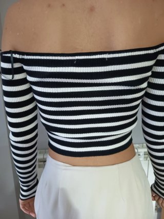 Top Pull&Bear palabra de honor de manga larga