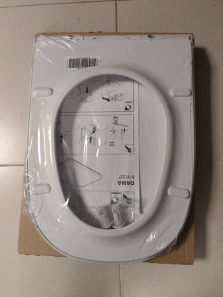 Tapa WC Roca Dama Retro Blanca Nueva