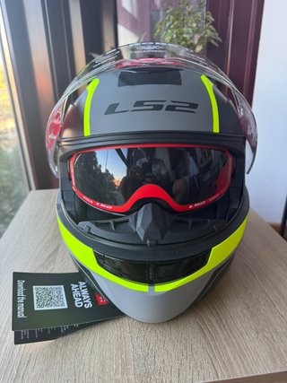 Casco Modular LS2 FF908 Strobe II Monza Negro