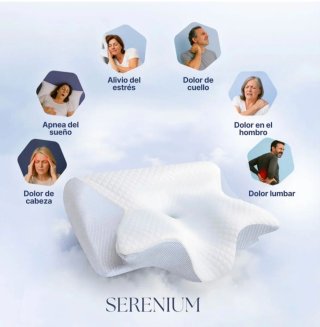 Almohada Cervical Serenium OrthoSleep Gris